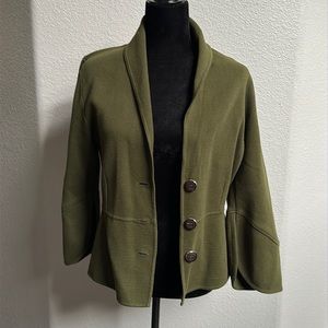 Alfani Army Green Sweater Size Medium